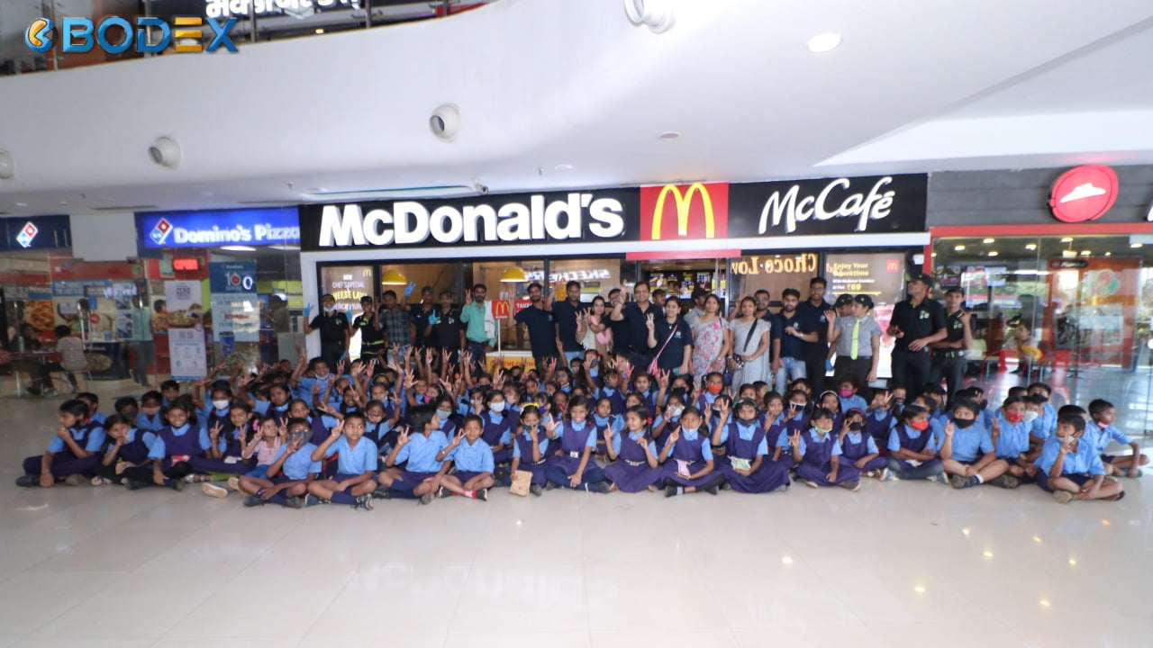Bhilai Times lead image for the inauguration of a new office and children's community outing.