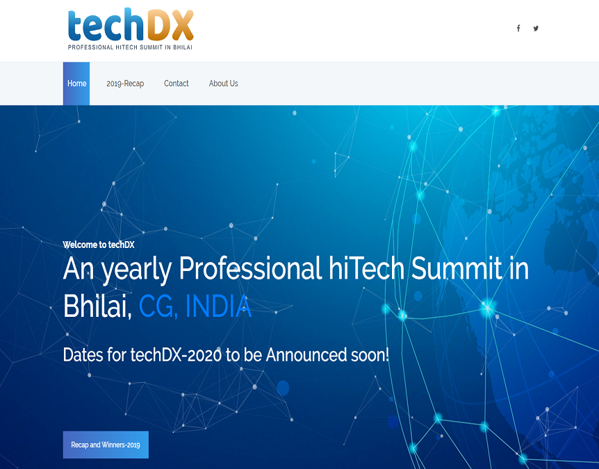 My techDX, Tech Summit in Bhilai